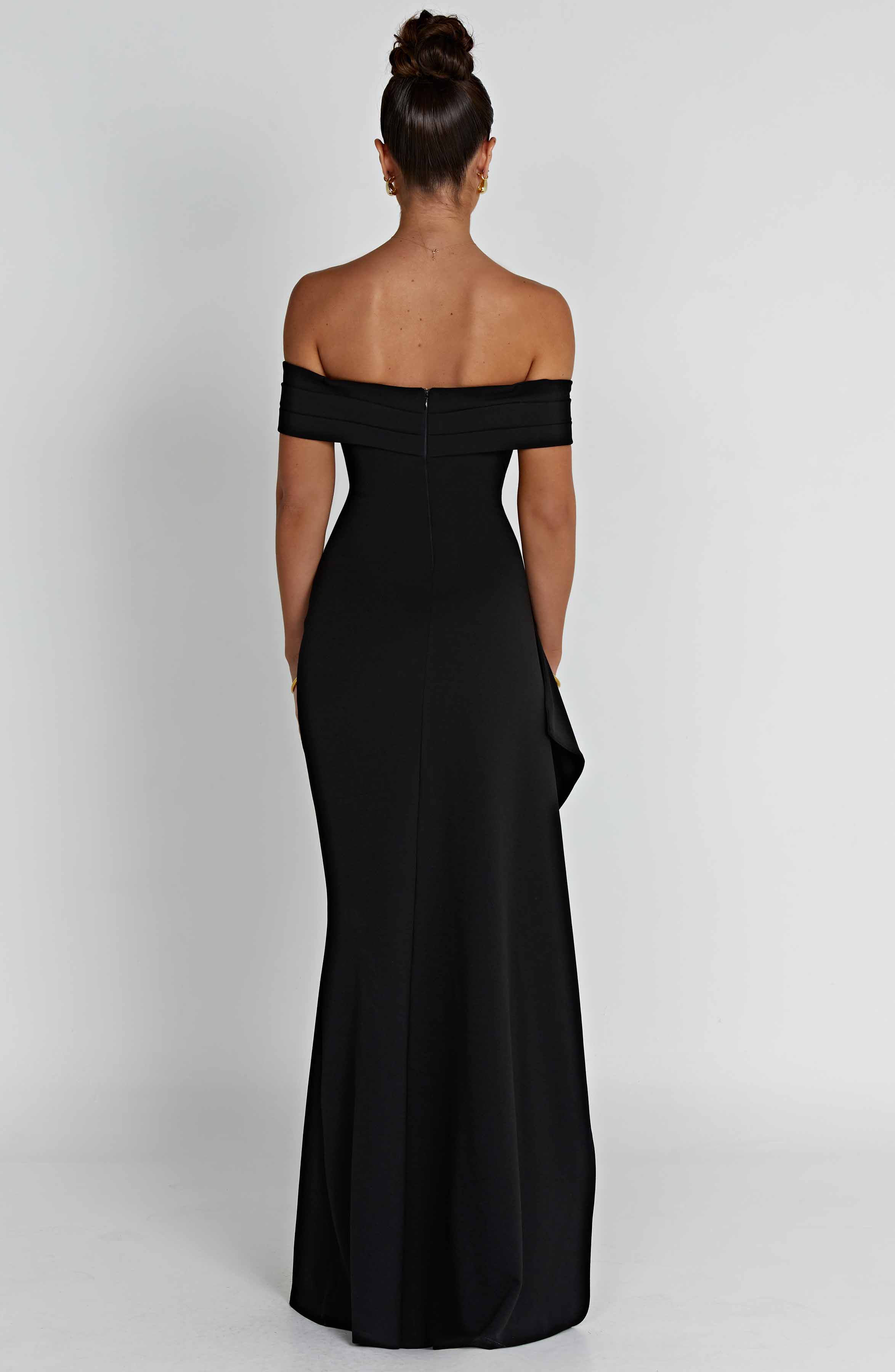 LEYLA Maxi Dress - Schwarz